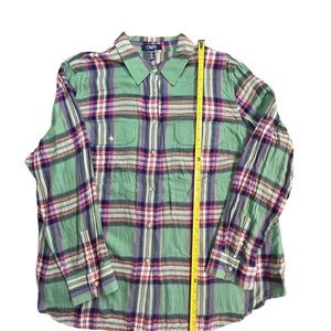 Chaps plaid top Size 2X